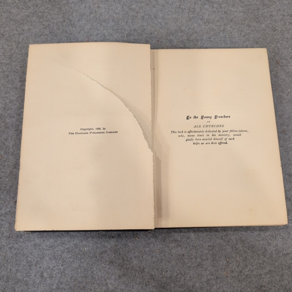 Topical Illustrations James E Denton 1903 Antique Religious Hardcover Book - Picture 4 of 5
